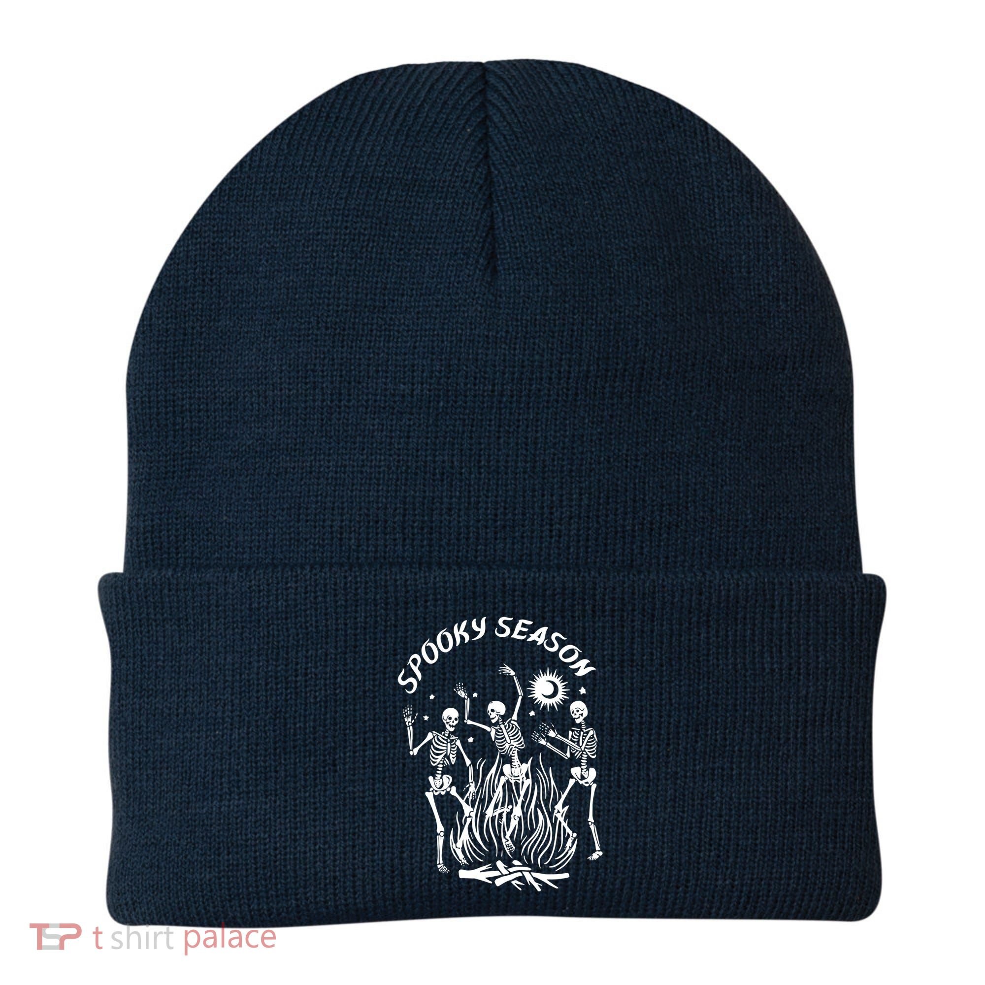 Spooky Season Dancing Skeleton Halloween Costume Beanie