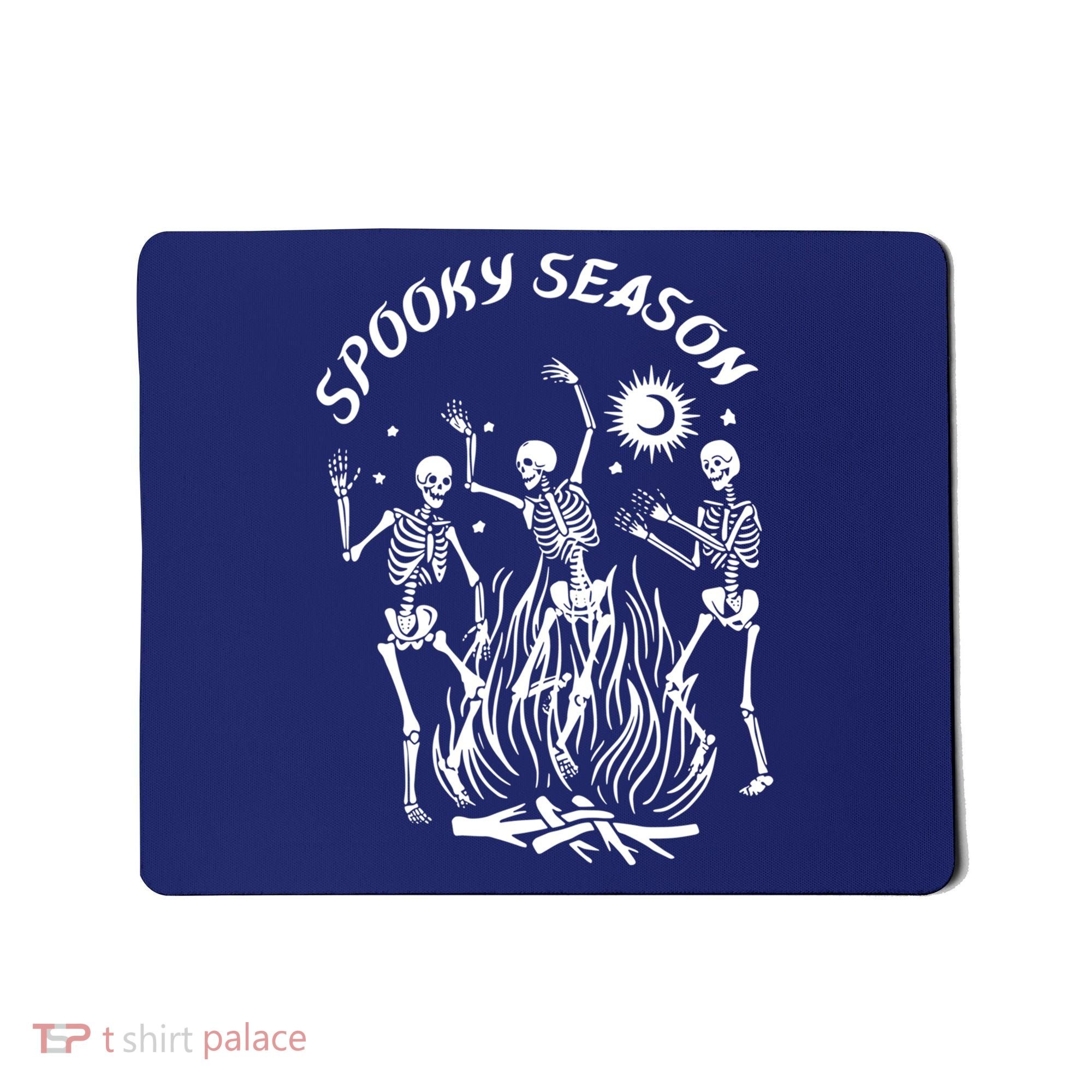 Spooky Season Dancing Skeleton Halloween Costume Mousepad