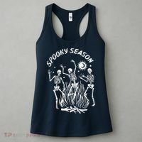 Spooky Season Dancing Skeleton Halloween Costume Women's Tank Top thumb 3