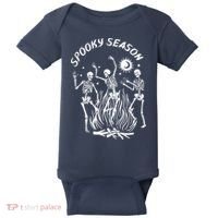 Spooky Season Dancing Skeleton Halloween Costume Baby Bodysuit thumb 0