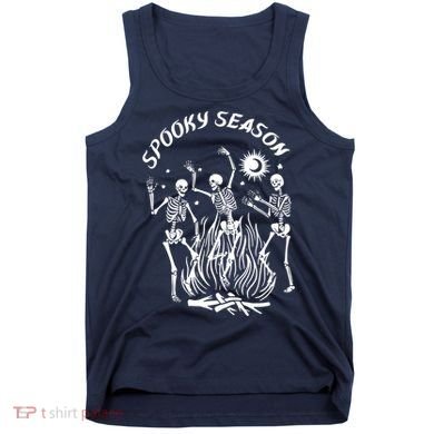Spooky Season Dancing Skeleton Halloween Costume Tank Top