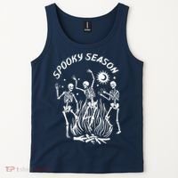 Spooky Season Dancing Skeleton Halloween Costume Tank Top thumb 2