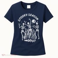 Spooky Season Dancing Skeleton Halloween Costume Women's T-Shirt thumb 0