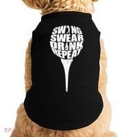 Swing Swear Drink Repeat Player Funny  Golf Lover Doggie Tank thumb 0