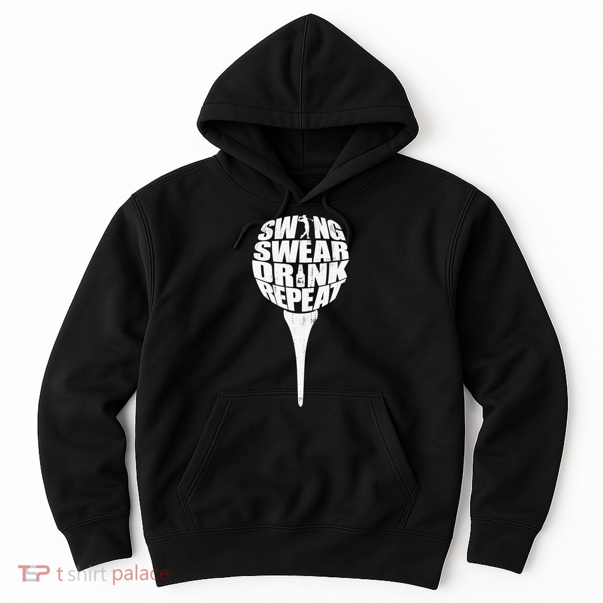 Swing Swear Drink Repeat Player Funny  Golf Lover Hoodie
