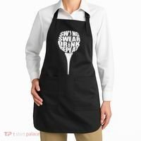 Swing Swear Drink Repeat Player Funny  Golf Lover Apron thumb 2