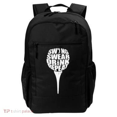 Swing Swear Drink Repeat Player Funny  Golf Lover Backpack