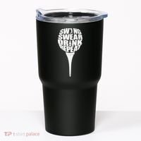 Swing Swear Drink Repeat Player Funny  Golf Lover Tumbler thumb 0