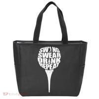 Swing Swear Drink Repeat Player Funny  Golf Lover Tote Bag thumb 0