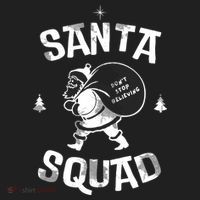 Santa Squad Dont Stop Believing Christmas Women's Sweatshirt thumb 2