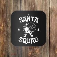 Santa Squad Dont Stop Believing Christmas Coaster thumb 0