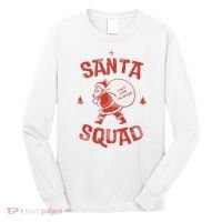 Santa Squad Dont Stop Believing Christmas Long Sleeve Shirt thumb 0