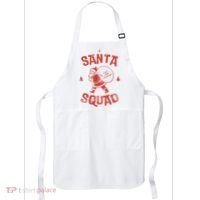 Santa Squad Dont Stop Believing Christmas Apron thumb 0