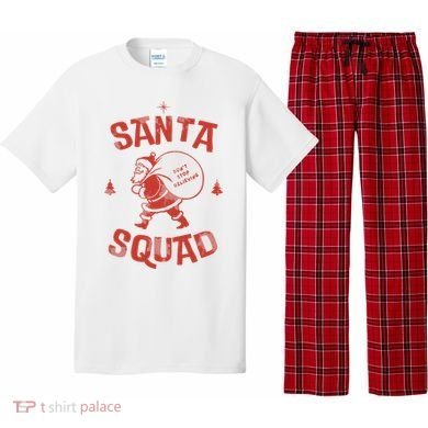 Santa Squad Dont Stop Believing Christmas Pajama Set