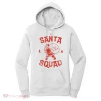 Santa Squad Dont Stop Believing Christmas Women's Hoodie thumb 0