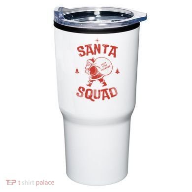 Santa Squad Dont Stop Believing Christmas Tumbler