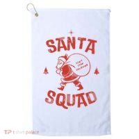 Santa Squad Dont Stop Believing Christmas Golf Towel thumb 0