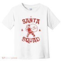 Santa Squad Dont Stop Believing Christmas Toddler T-Shirt thumb 0