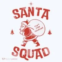 Santa Squad Dont Stop Believing Christmas Women's T-Shirt thumb 6