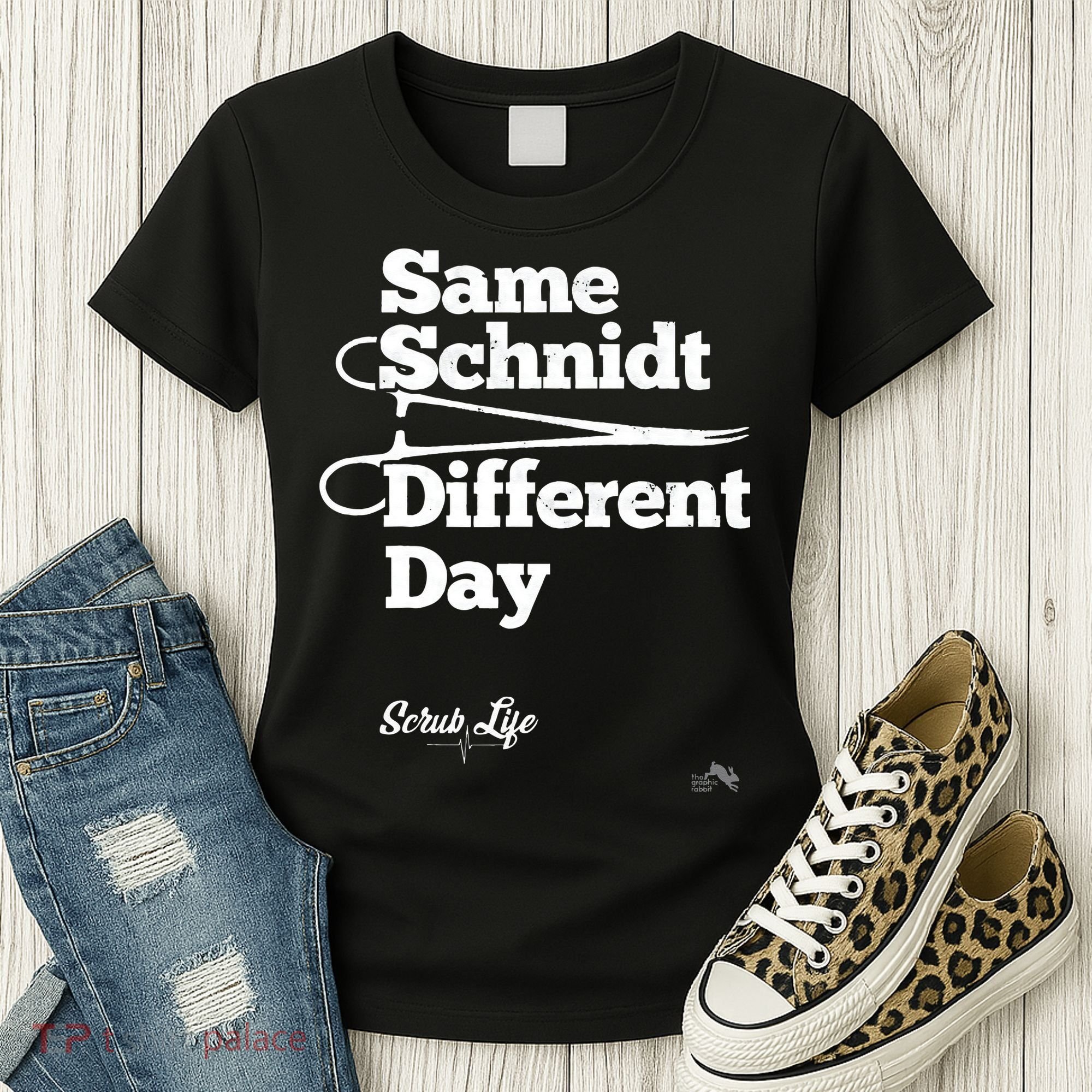 Same Schnidt Different Day Nurse & Surgical Tech Women's T-Shirt