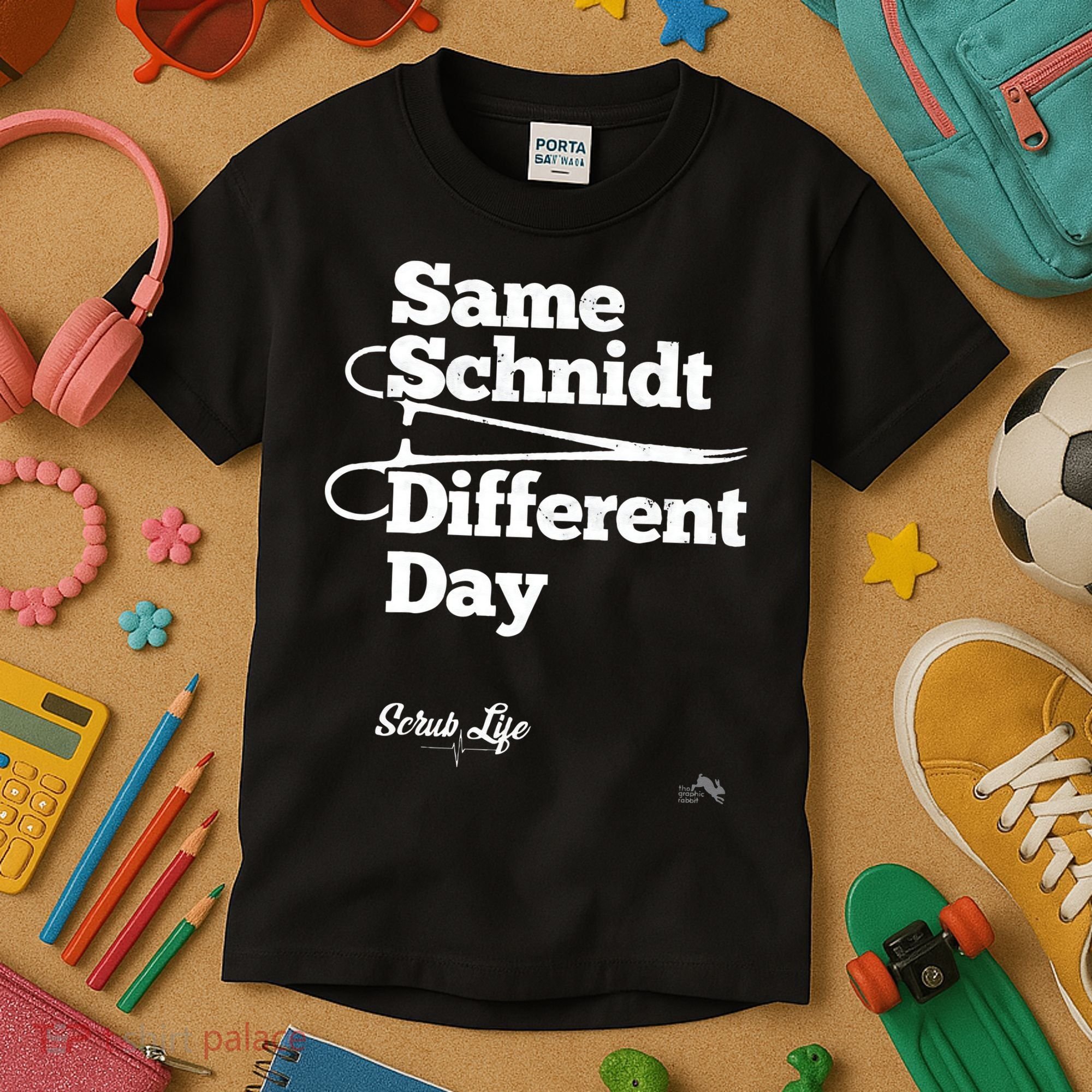 Same Schnidt Different Day Nurse & Surgical Tech Kids T-Shirt