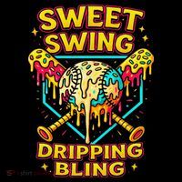 Sweet Swing Dripping Bling Baseball Coffee Mug thumb 5