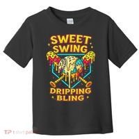 Sweet Swing Dripping Bling Baseball Toddler T-Shirt thumb 0