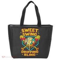 Sweet Swing Dripping Bling Baseball Tote Bag thumb 0