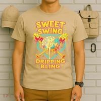 Sweet Swing Dripping Bling Baseball T-Shirt thumb 6