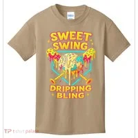 Sweet Swing Dripping Bling Baseball Kids T-Shirt thumb 0