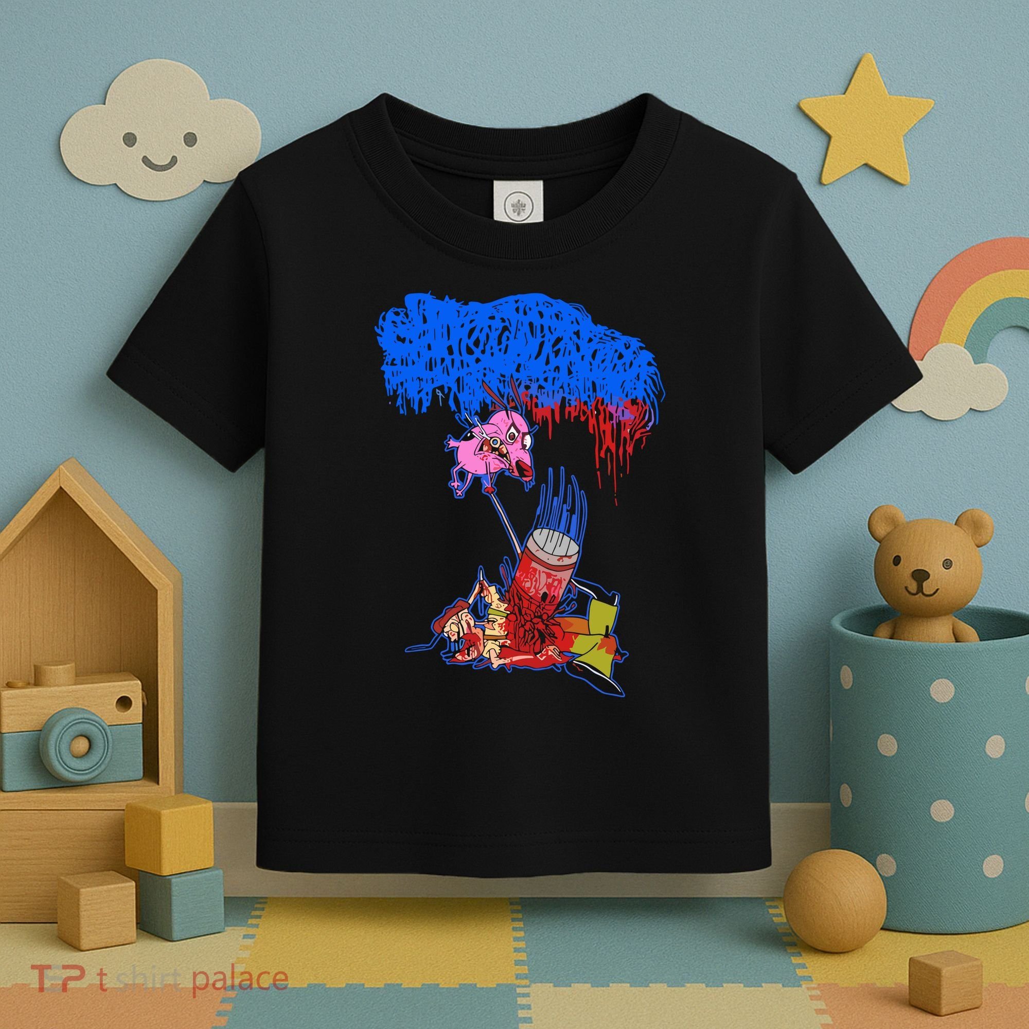 Sanguisugabogg Stupid Dog Toddler T-Shirt