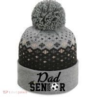Senior Soccer Dad 2026 Class Of 26 Grad The Baniff Cuffed Pom Beanie thumb 0