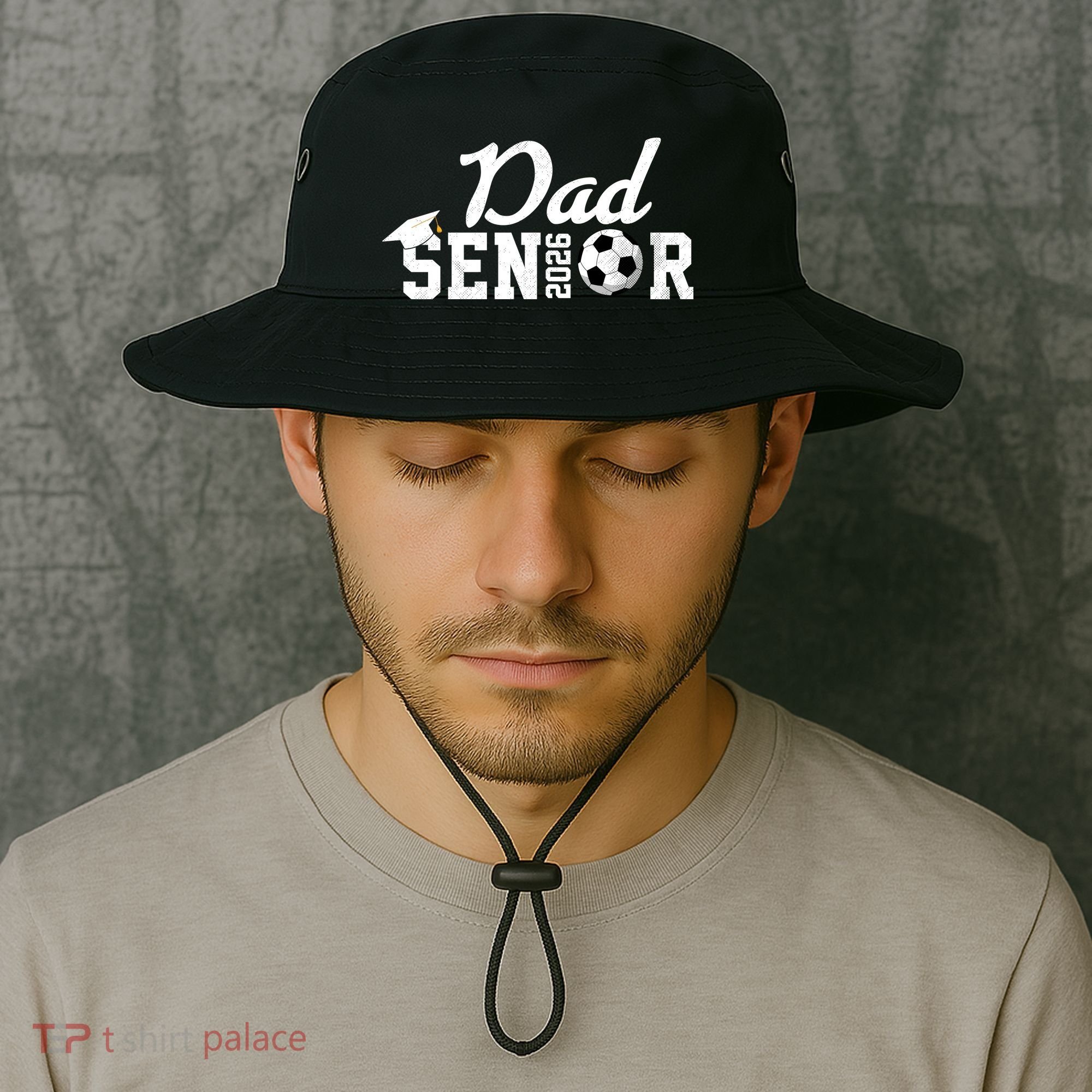 Senior Soccer Dad 2026 Class Of 26 Grad Bucket Hat