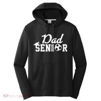 Senior Soccer Dad 2026 Class Of 26 Grad Performance Fleece Hoodie thumb 0