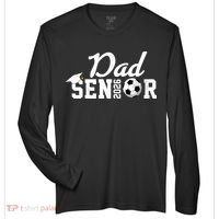 Senior Soccer Dad 2026 Class Of 26 Grad Zone Performance Long-Sleeve T-Shirt thumb 0
