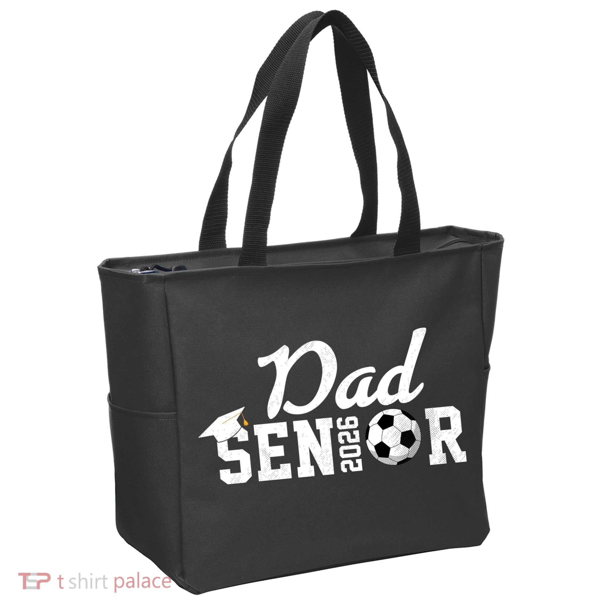 Senior Soccer Dad 2026 Class Of 26 Grad Tote Bag
