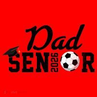 Senior Soccer Dad 2026 Class Of 26 Grad Santa Hat thumb 1