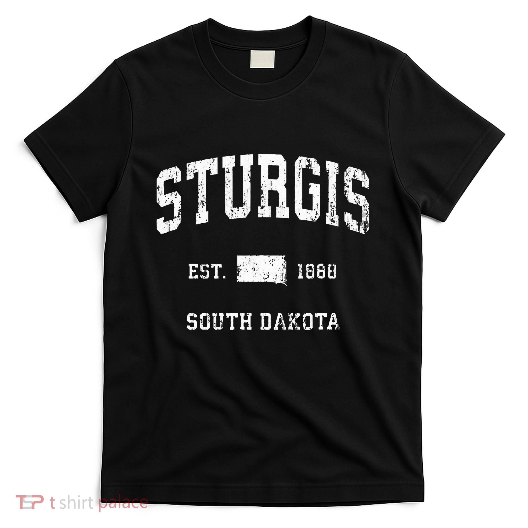 Sturgis South Dakota Sd Vintage Athletic T-Shirt