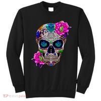 Sugar Skull Day Of The Dead Cool Bone Head Skulls Gift Idea Sweatshirt thumb 0