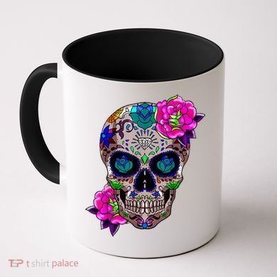 Sugar Skull Day Of The Dead Cool Bone Head Skulls Gift Idea Coffee Mug