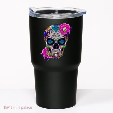 Sugar Skull Day Of The Dead Cool Bone Head Skulls Gift Idea Tumbler