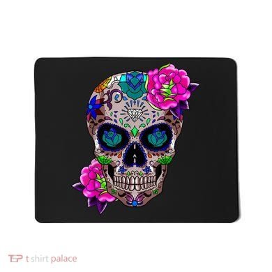 Sugar Skull Day Of The Dead Cool Bone Head Skulls Gift Idea Mousepad