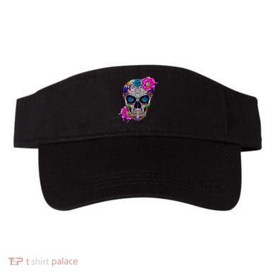 Sugar Skull Day Of The Dead Cool Bone Head Skulls Gift Idea Visor