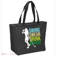 Swing Swear Drink Repeat Love Golf Tote Bag thumb 2