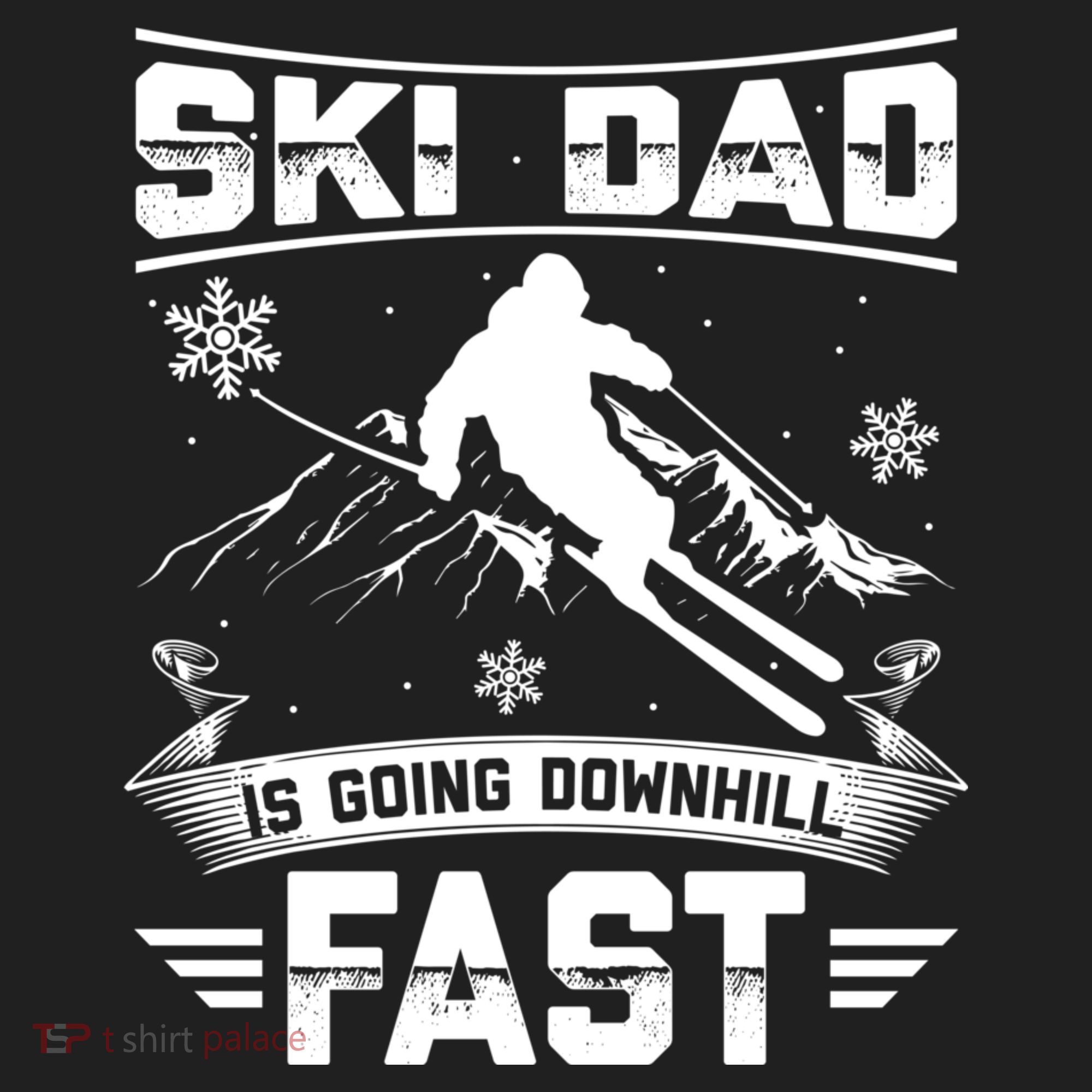 Skiing Ski Dad Is Going Downhill Fast Skiers Gift Hat