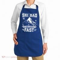 Skiing Ski Dad Is Going Downhill Fast Skiers Gift Apron thumb 2