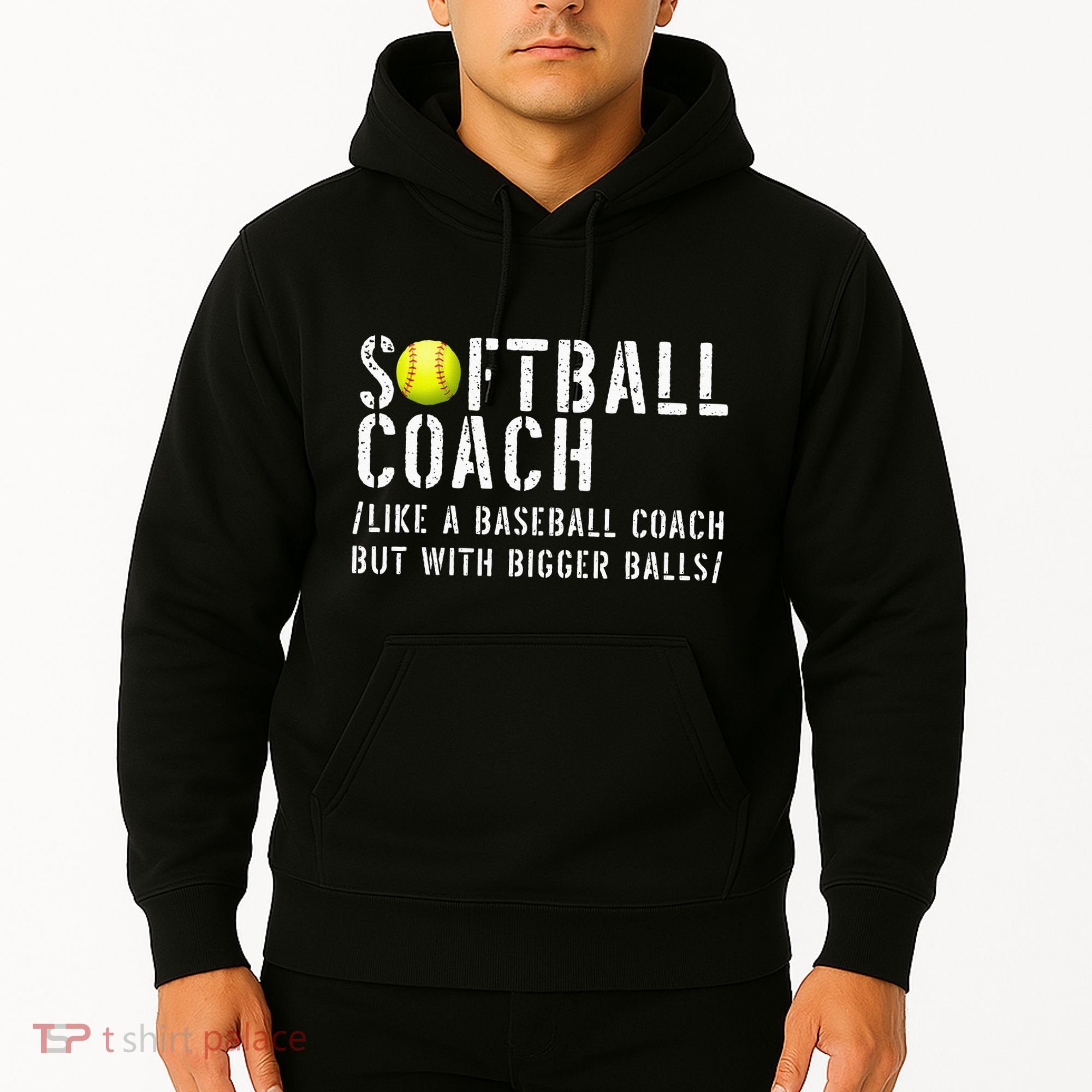 Softball Softball Dad Softball Coach Hoodie