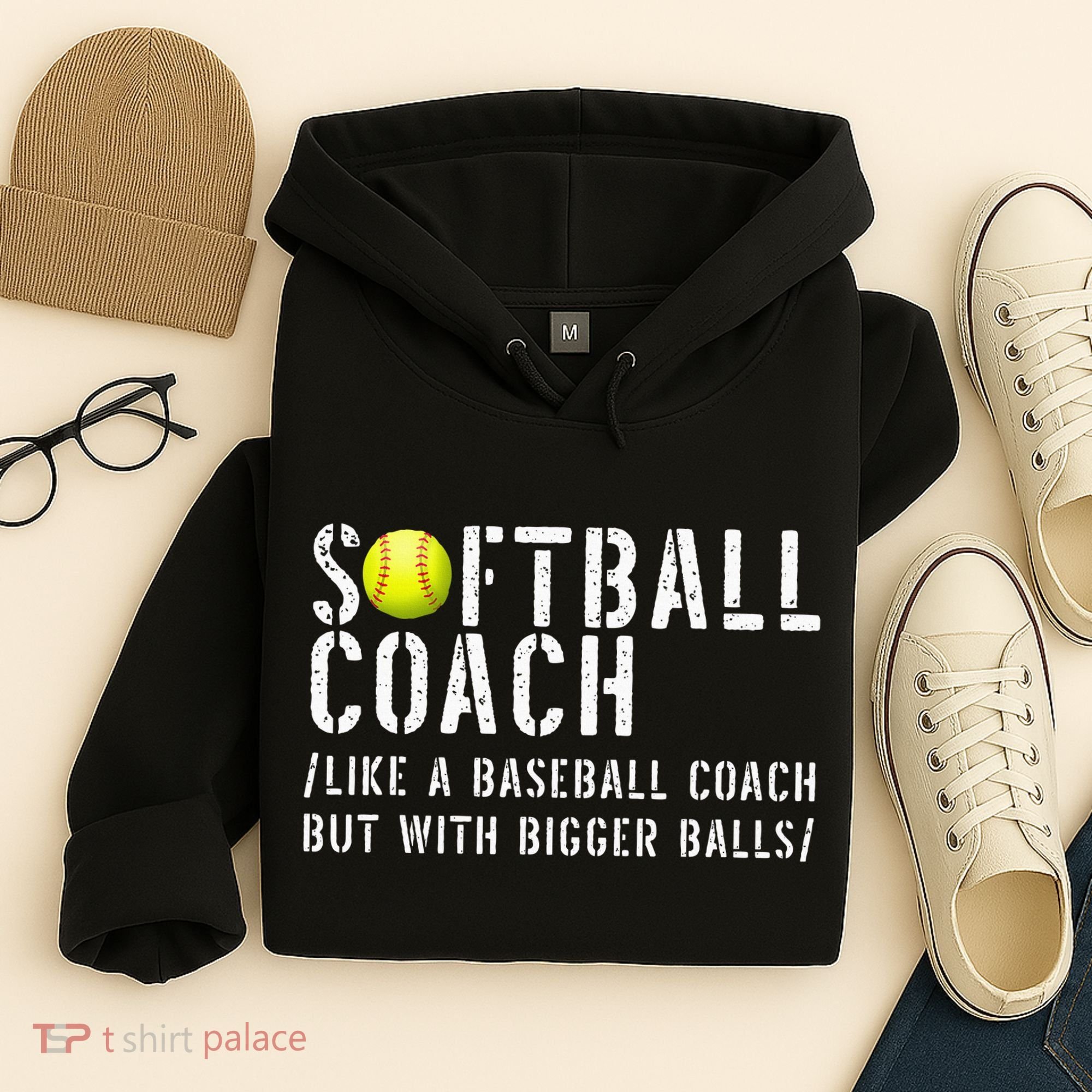 Softball Softball Dad Softball Coach Hoodie