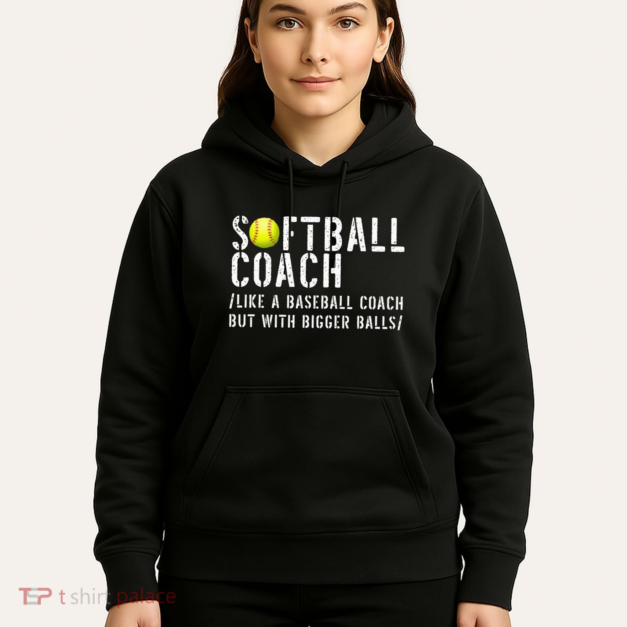 Softball Softball Dad Softball Coach Hoodie