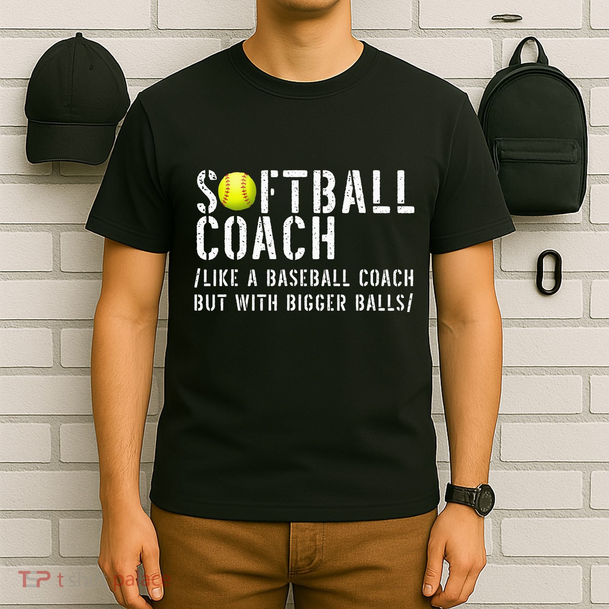 Softball Softball Dad Softball Coach T-Shirt